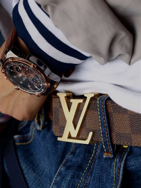 lv belt outfit men|vuitton men's belts.